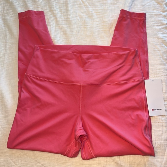 Lululemon Align HR Pant 28” Double Lined | Sakura Pink (SAKP) | Size 14 | NWT - Picture 1 of 6